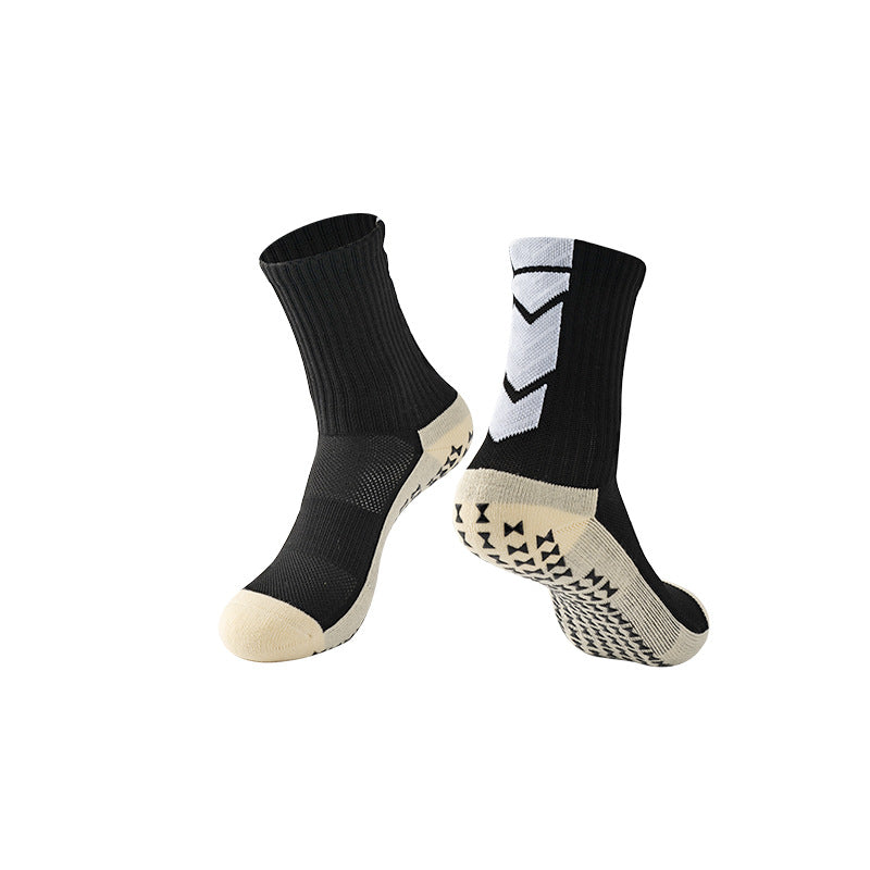Student Mid-Calf Football Socks Gel-Point Anti-Slip