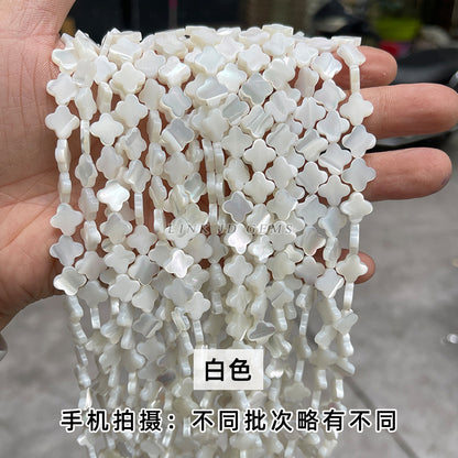 6/8/10 m caracol herradura natural trébol de cuatro hojas cuentas sueltas cuentas de concha 