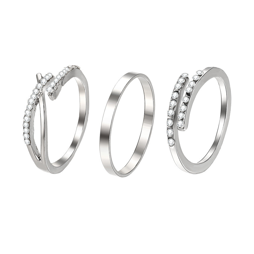 Sparkling Joint Finger Ring