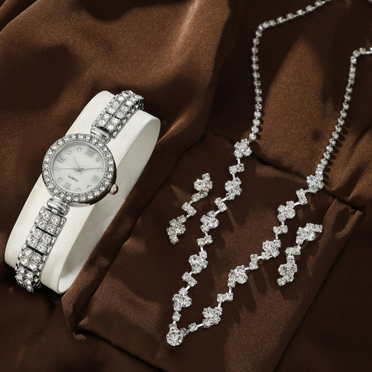 Alloy Quartz Watch Fashion Set