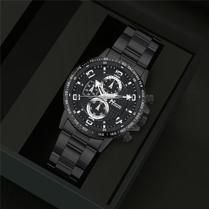 Explosive steel belt watch for men