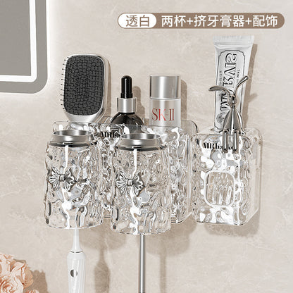 Soporte para cepillo de dientes sin taladro para montaje en pared para baño 