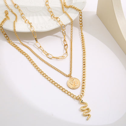 Coin Snake Jewelry Set of Three