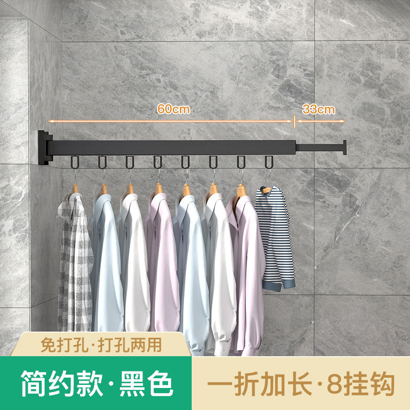 Folding Telescopic Clothes Rack