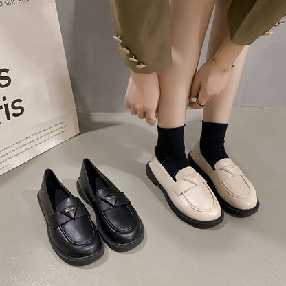 Soft-soled soft-faced shoes women's black