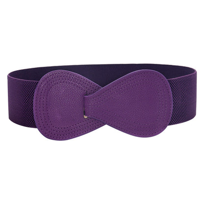 Bow elastic belt ladies