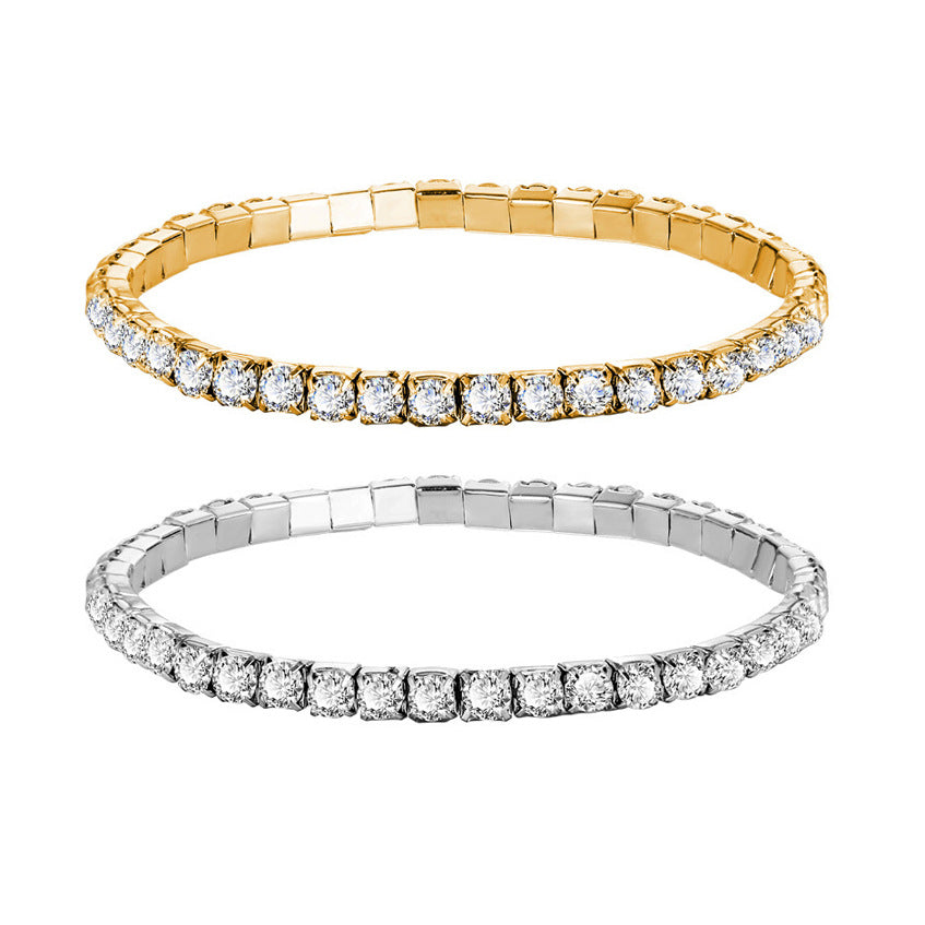 Rhinestone Elastic Bracelet