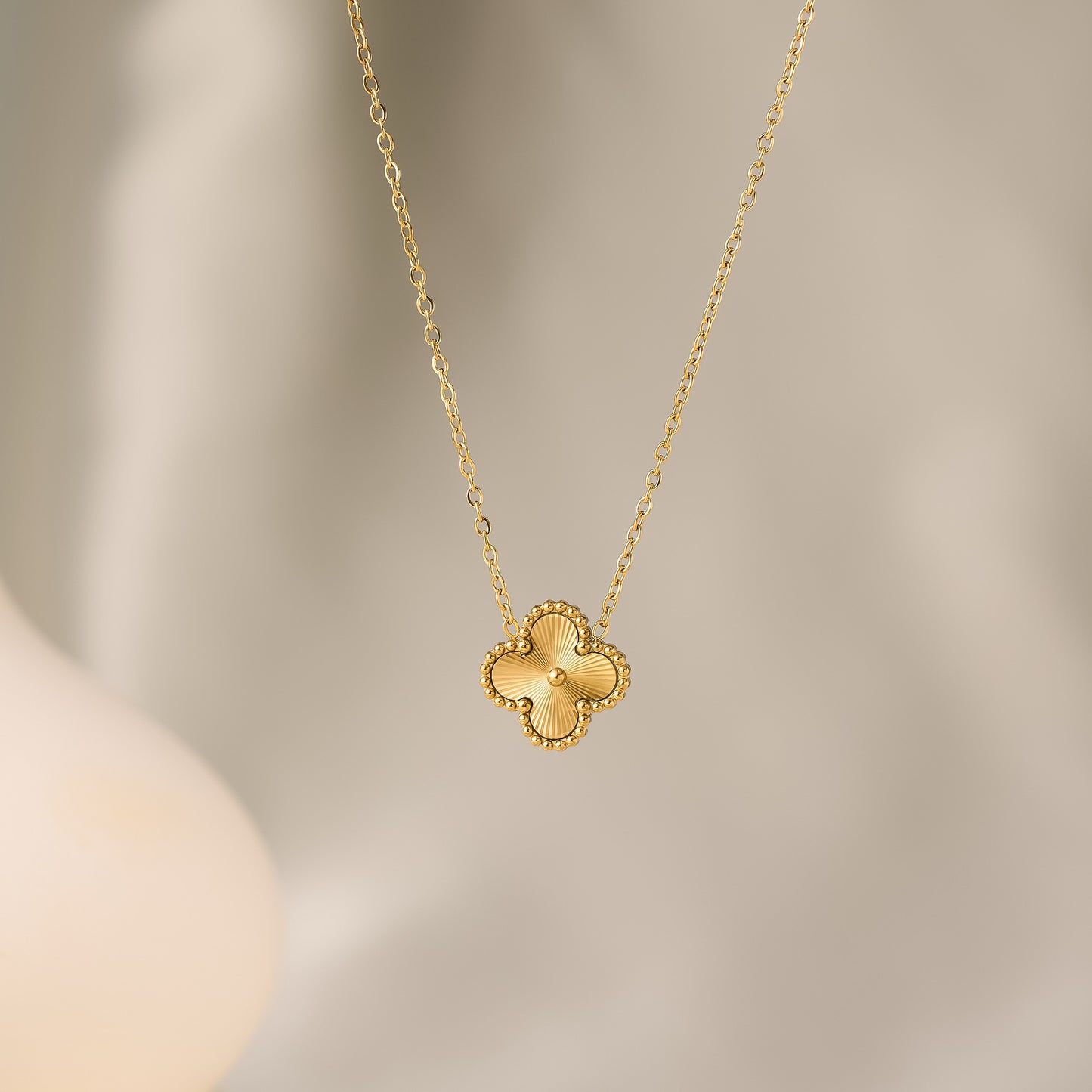 Four-Leaf Clover Diamond Jewelry Set