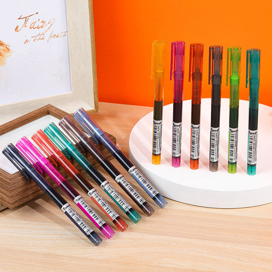Bolígrafo de gel retro de 12 colores 
