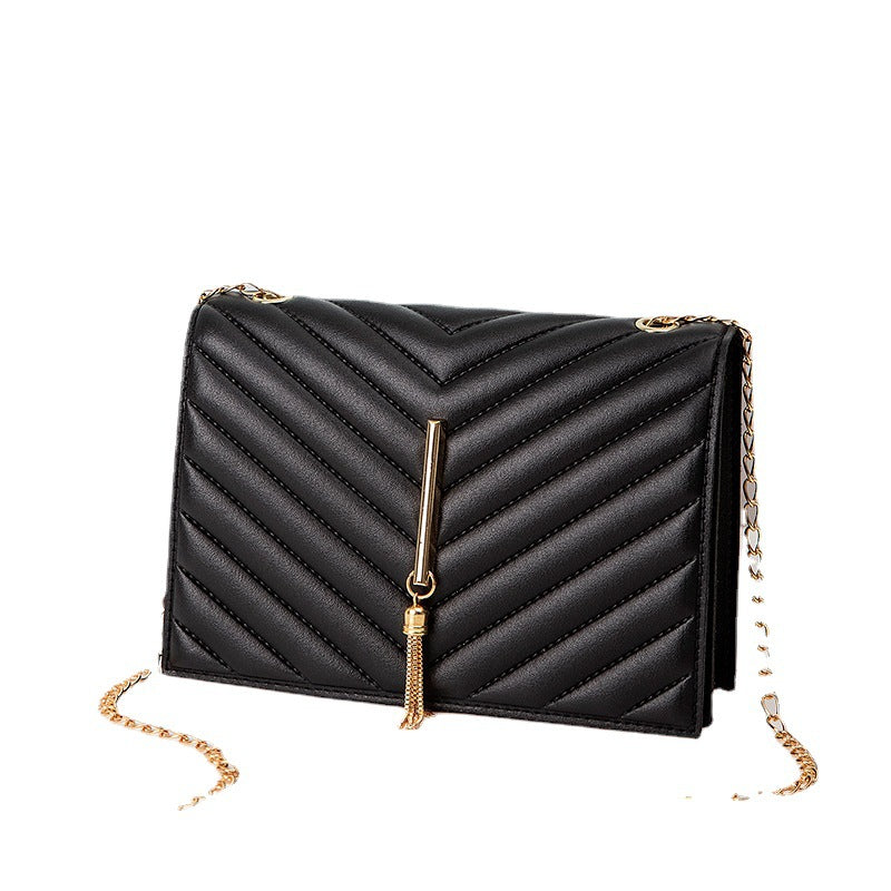 V pattern pressure grid pillow bag