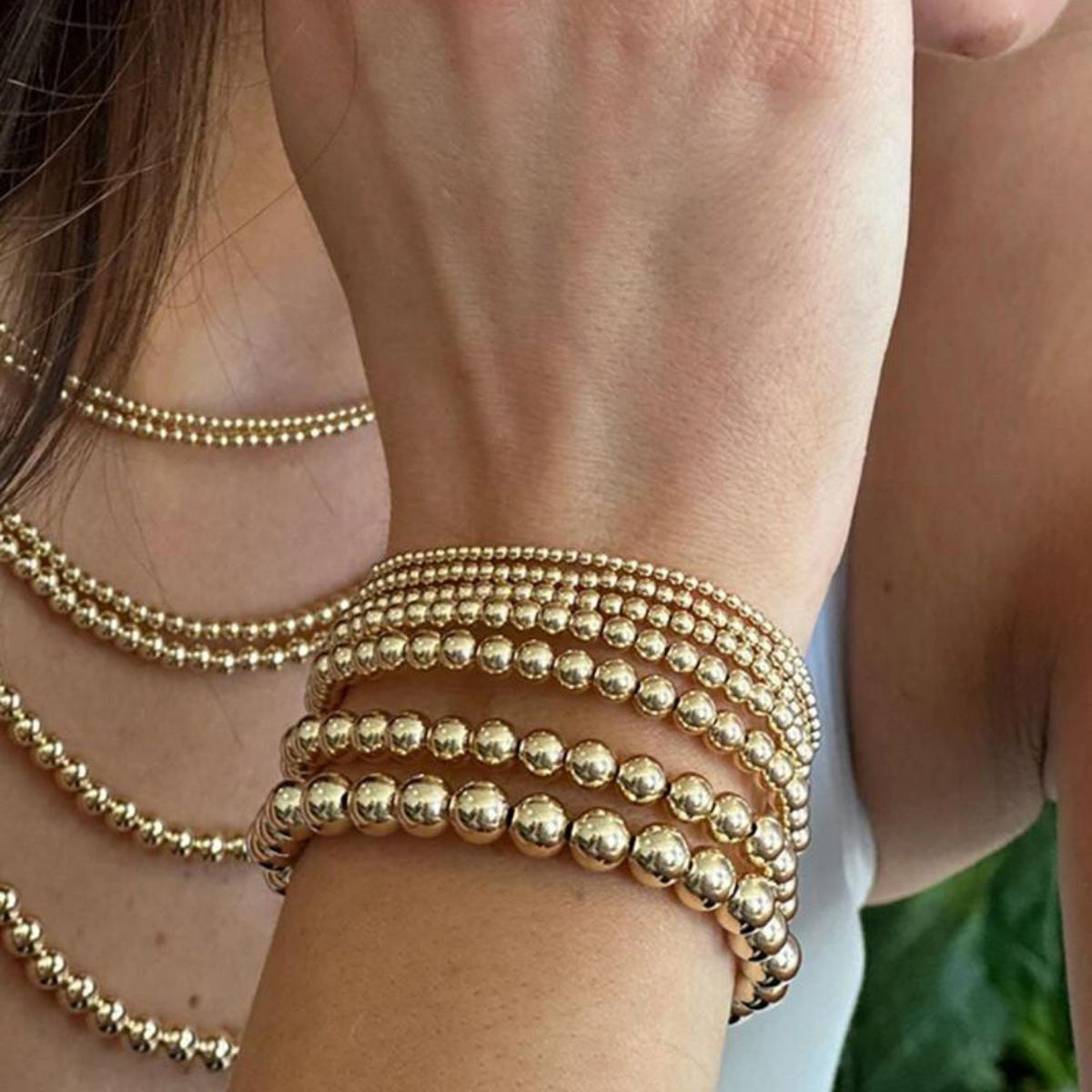Beaded Stackable Bracelet Set