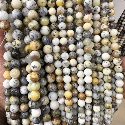 Contas redondas de cristal Aobao 6-10MM contas 