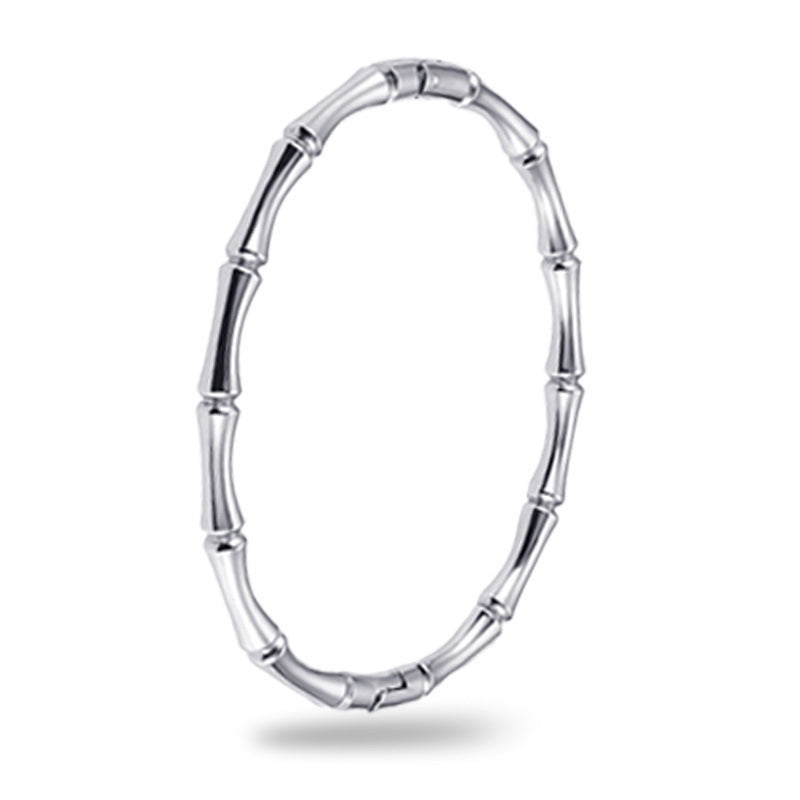 Bamboo titanium steel bracelet