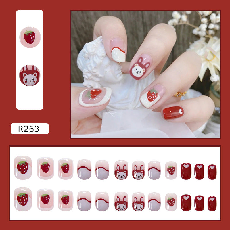Pegatinas para uñas estilo ballet removibles 