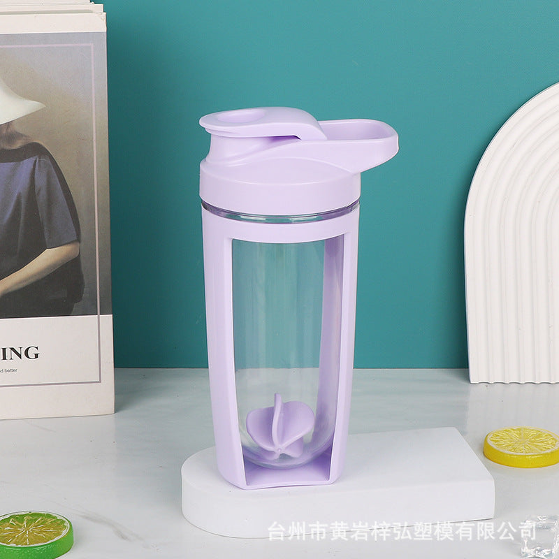 500Ml Portable Plastic Double Layer Shaker Cup