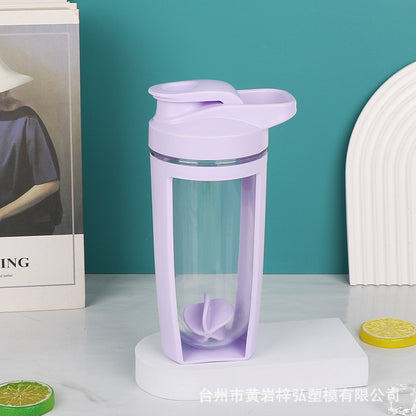 500Ml Portable Plastic Double Layer Shaker Cup