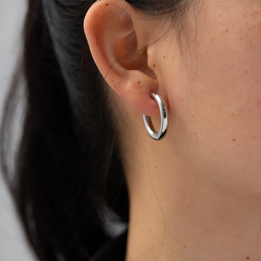 Pendientes de aro macizos 