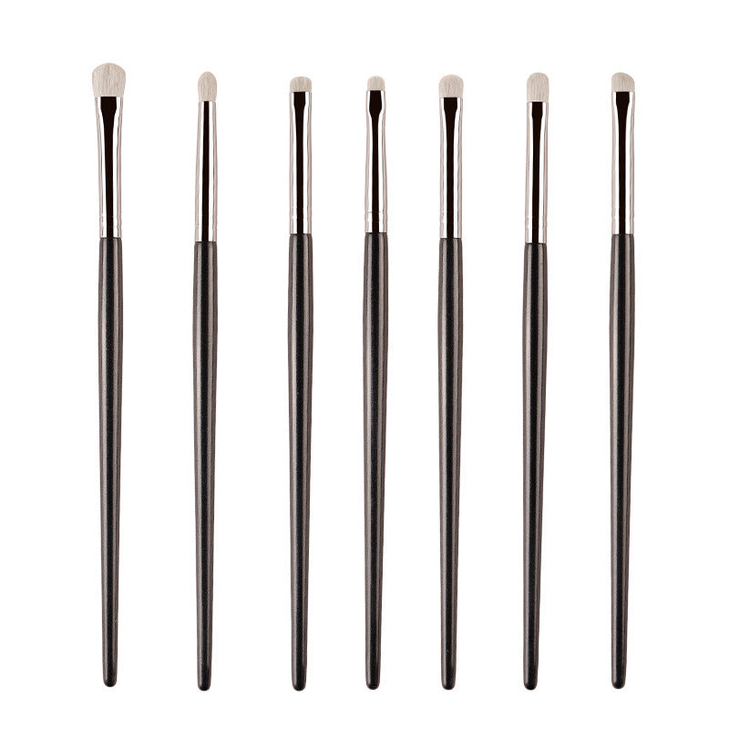 Starry Sky 7-Piece White Goat Hair Eye Brush Set