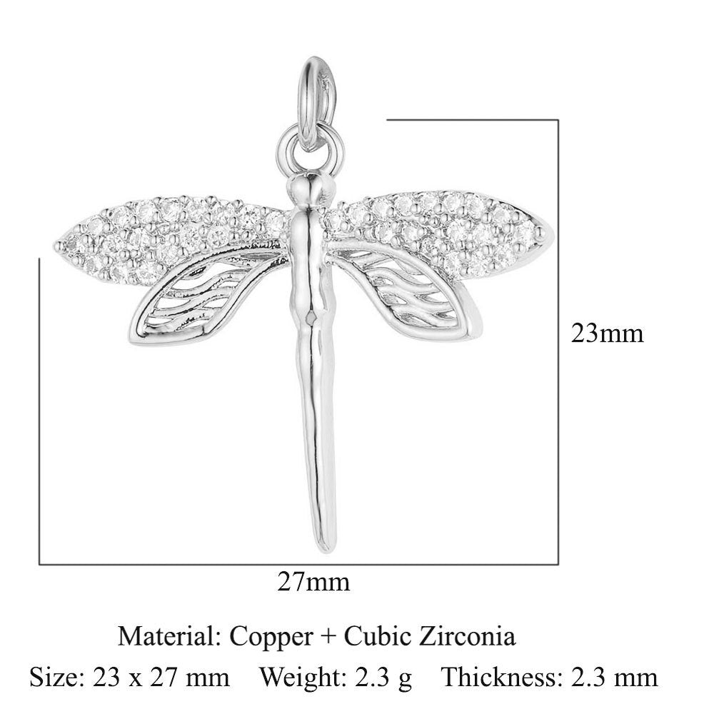 Colgante de cobre y circonita con forma de estrella y sol 