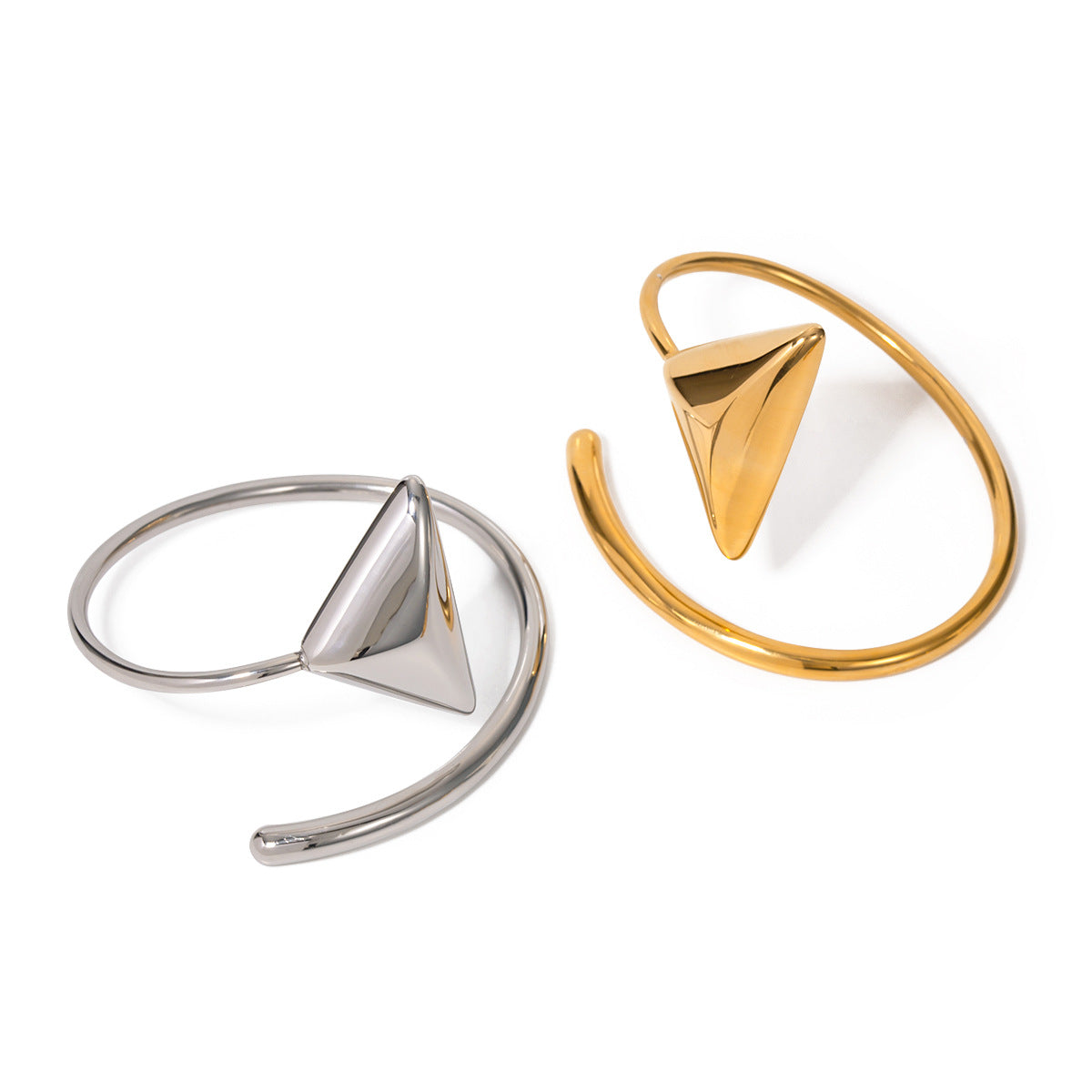 Triangle Coil Bracelet