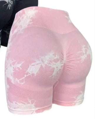 Leggings deportivos tie-dye sin costuras 