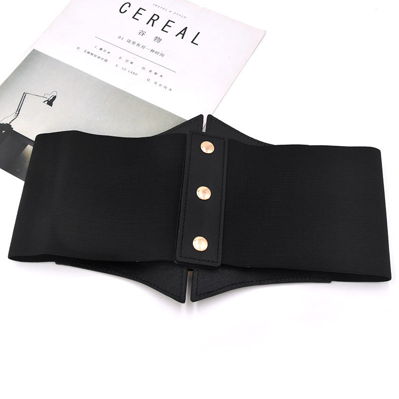Plastic waist strap women's belt