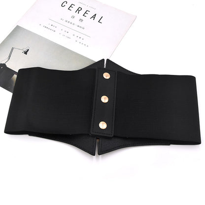 Plastic waist strap women's belt
