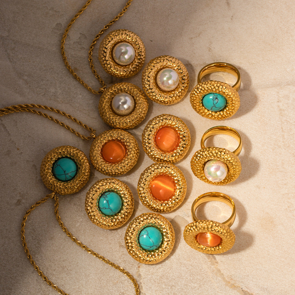 Heart earrings 18k gold