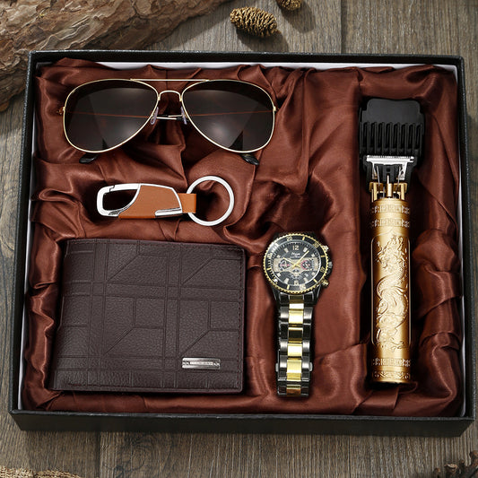 Steel strap watch fashion razor set