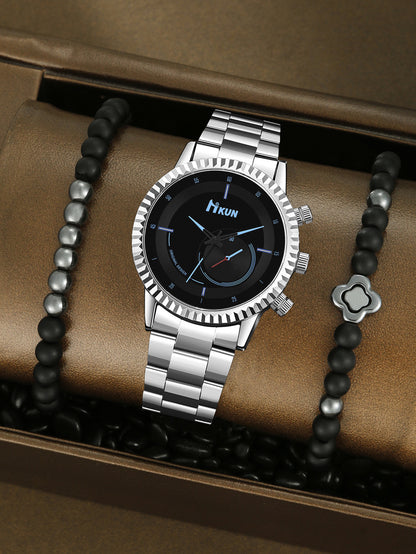 Watch Creative Personality Alloy Bracelet Set