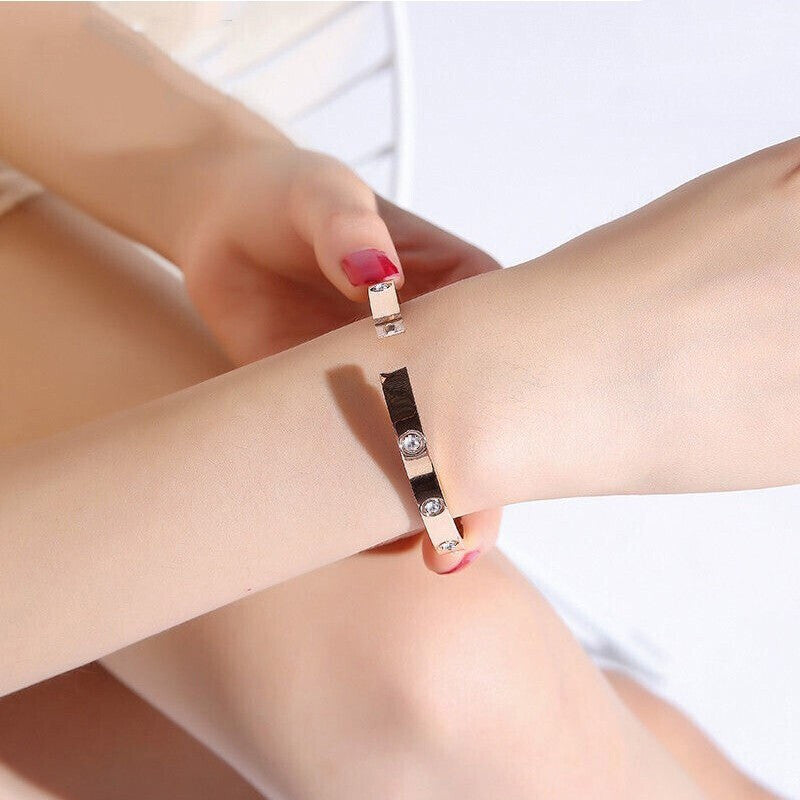 Titanium Steel Zircon Classic Boho Light-Luxury Bracelet