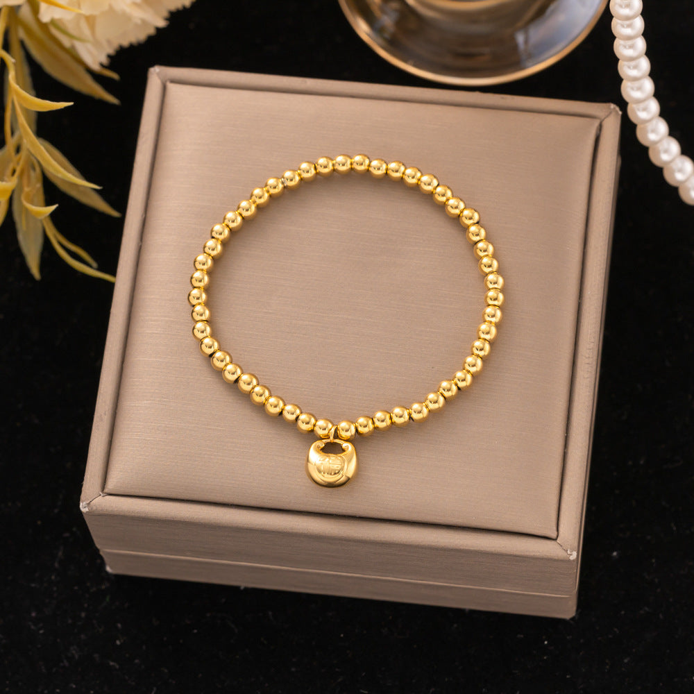 18K Gold Titanium Steel Bracelet
