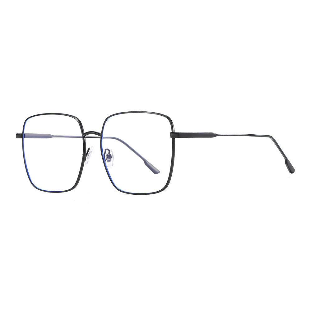 Color-changing Blue Light Blocking Metal Plain Glasses Frame Unisex