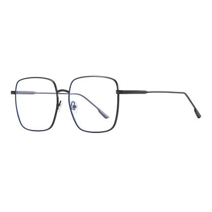 Color-changing Blue Light Blocking Metal Plain Glasses Frame Unisex