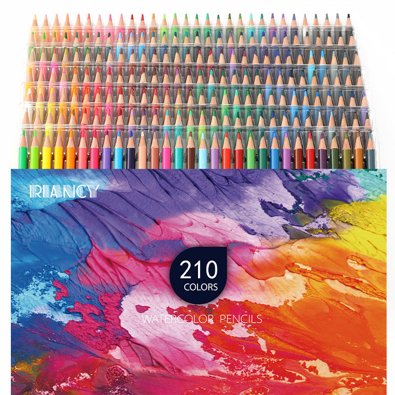 Water-soluble colored pencils 120/150/180/210 paper sleeve packaging