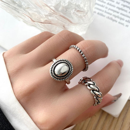 Adjustable Twist Chain Ring Set (3-Piece)
