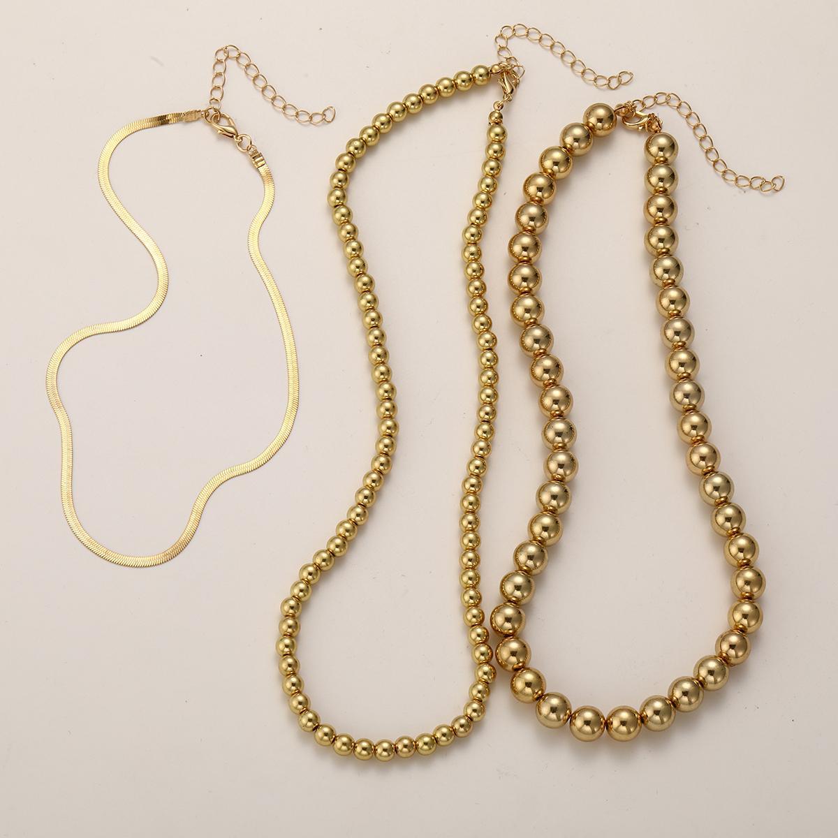 Punk Multi-Layer Snake Bone Chain Necklace