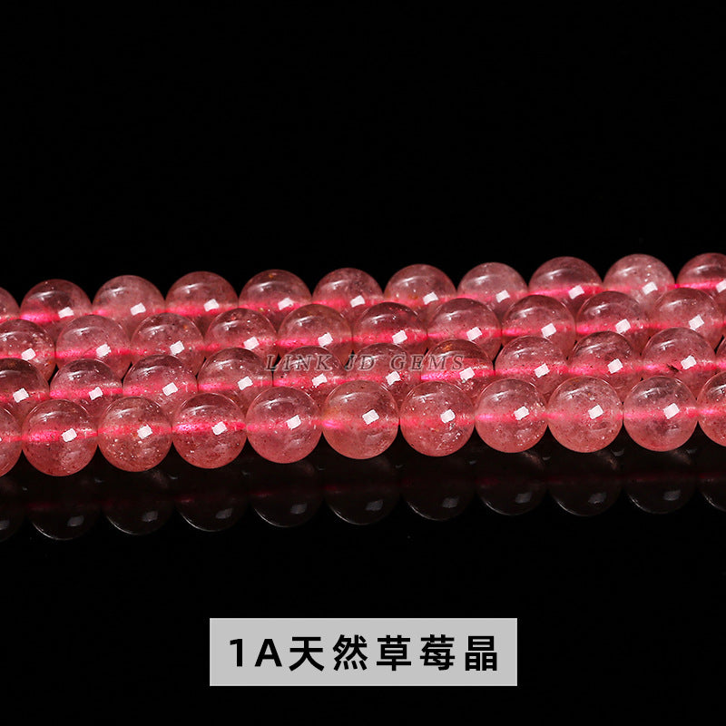 Strawberry crystal loose beads DIY beads