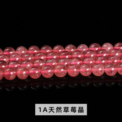 Strawberry crystal loose beads DIY beads
