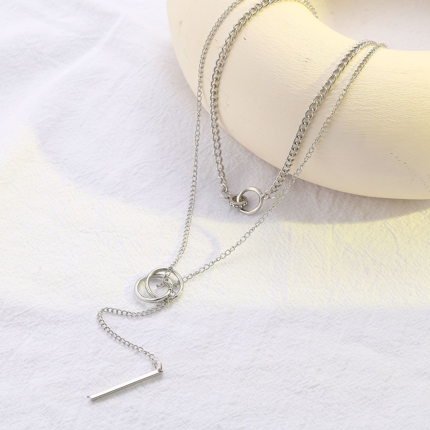 Double-Layer Tassel Necklace