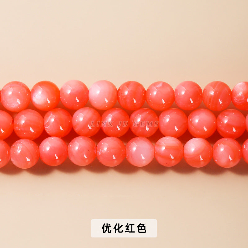 Extremely fine 3mm colored shell loose beads