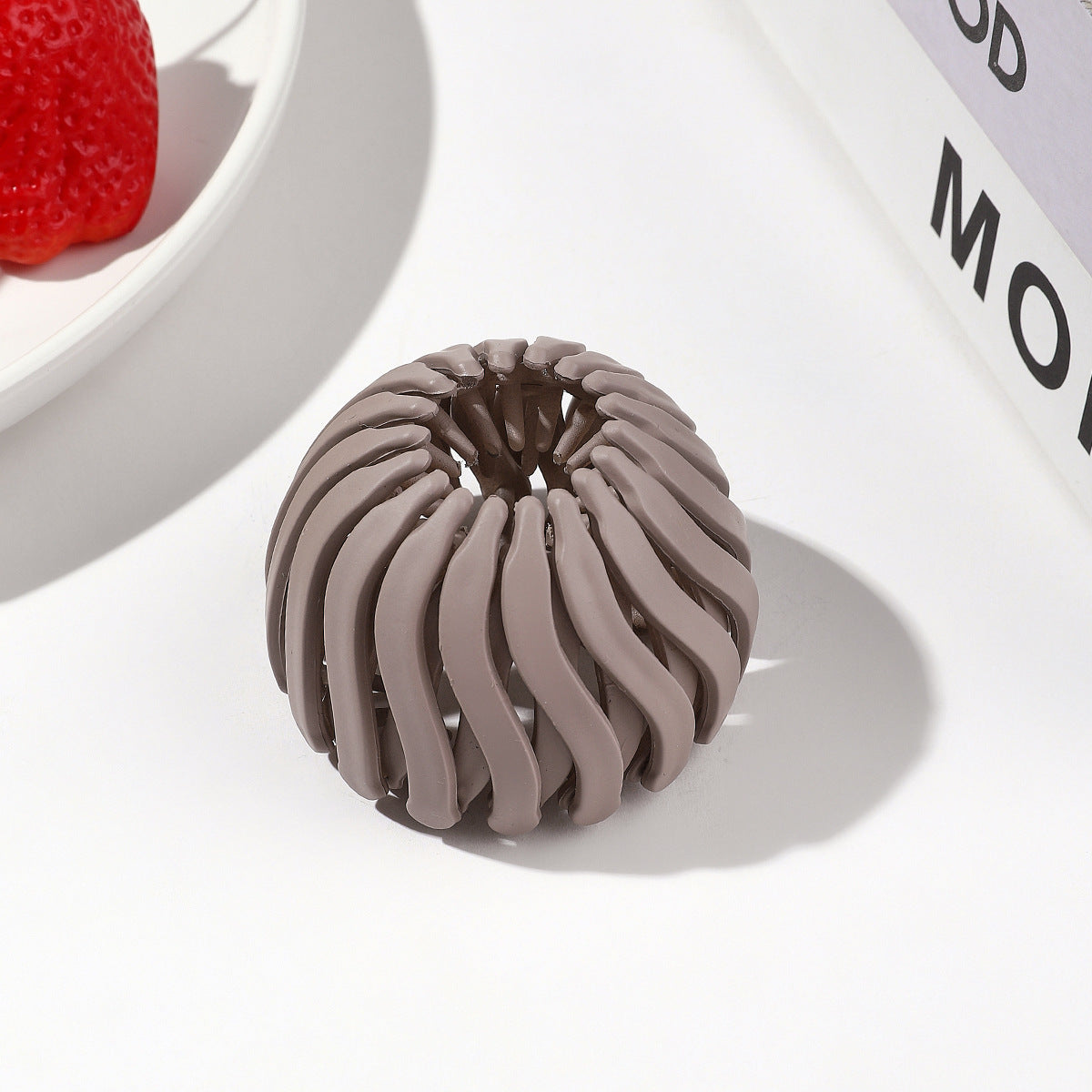 Korean nest hair ring claw clip