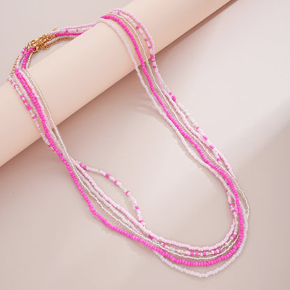 Sexy elastic beaded waist ornament set 5 pieces
