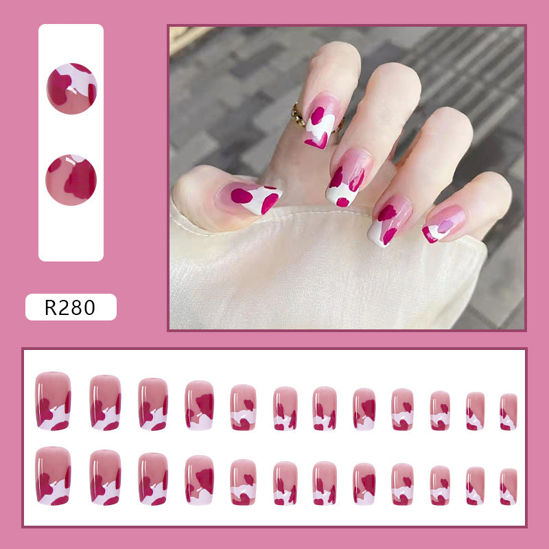 Pegatinas para uñas estilo ballet removibles 