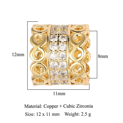 Heart-shaped wings square round zircon pendant.