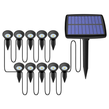 Solar light string villa courtyard landscape light