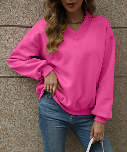 Fleece Loose Versatile Sweater