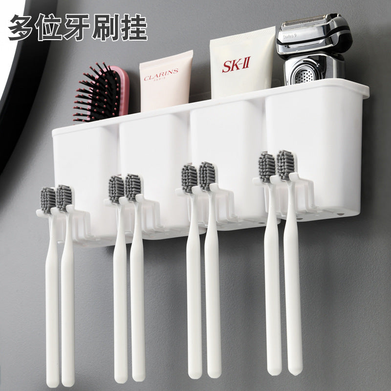 Juego de portacepillos de dientes de pared 