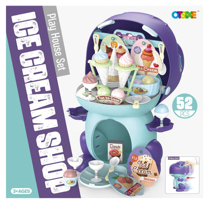 Children's Pretend Play Kitchen Toy Set: Girls' Cooking Rice Cooking Kitchen Utensil Tableware Dinosaur Storage Set