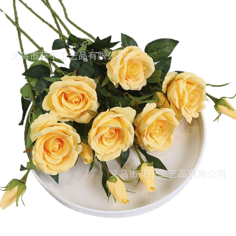 Simulation two roses